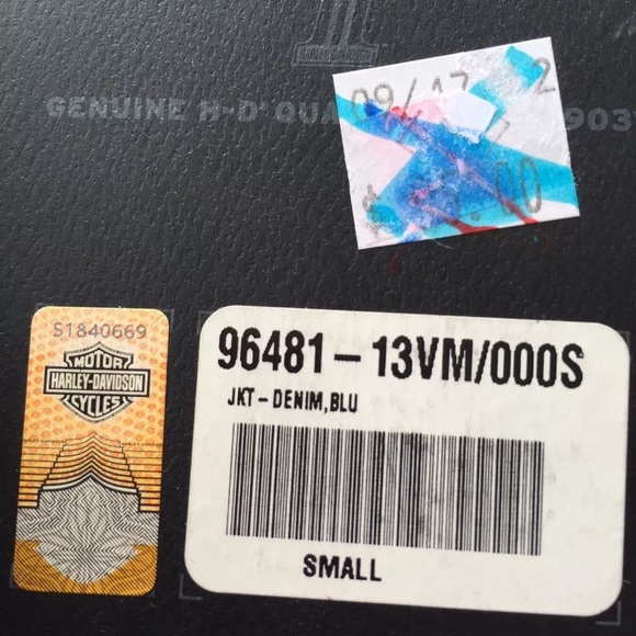 NWT Harley Davidson Womens Denim Trucker Jacket S - Picture 6 of 8